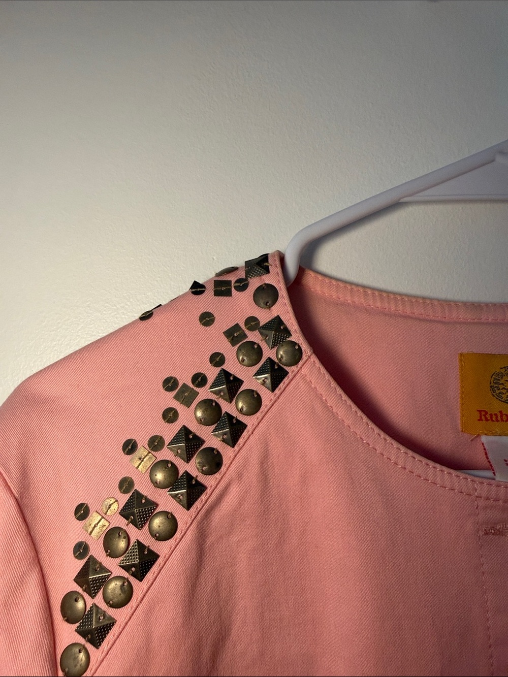 Ruby Rd. Pink Stud-Embellished Utility Jacket - Picture 5 of 7